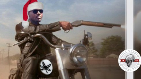 Cardale Jones pulls the trigger on the Christmas 2017 Skull Session