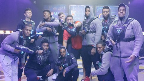 Buckeyes play laser tag