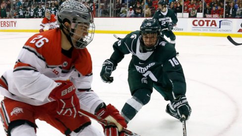 Buckeye captain Mason Jobst leads Ohio State into East Lansing for a B1G battle with Michigan State.