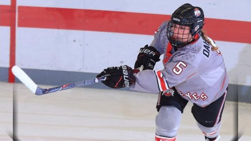 Buckeye forward Charly Dahlquist netted two goals in less than a minute against No. 9 Robert Morris.