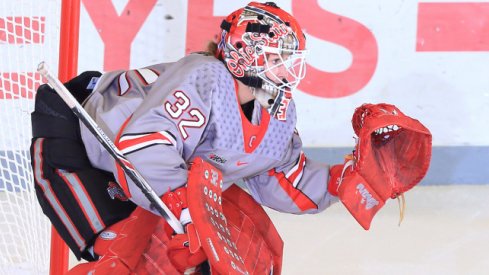 Buckeye goaltender Kassidy Sauve was key to Ohio State's sweep of Robert Morris.