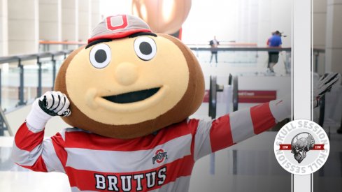 Brutus Buckeye flexes for the January 18th 2017 Skull Session