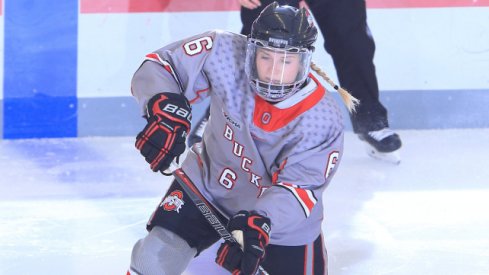 Buckeye defenseman, Lauren Boyle. 