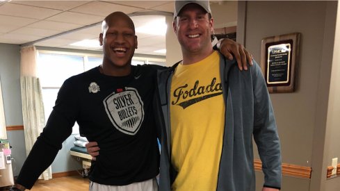 Ryan Shazier and Pittsburgh Steelers teammate Ben Roethlisberger