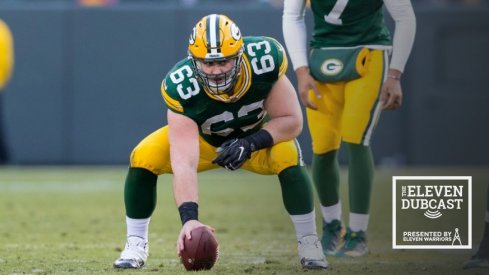 Former Ohio State lineman and current Green Bay Packer Corey Linsley