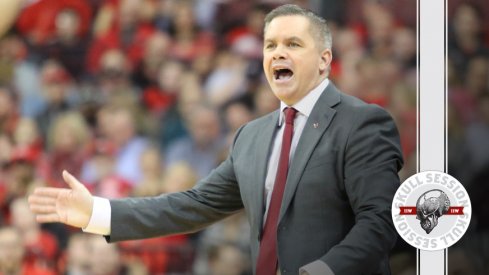 Chris Holtmann signals to the February 12th 2018 Skull Session.