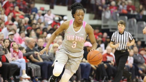 Ohio State honored Kelsey Mitchell on Senior Day.