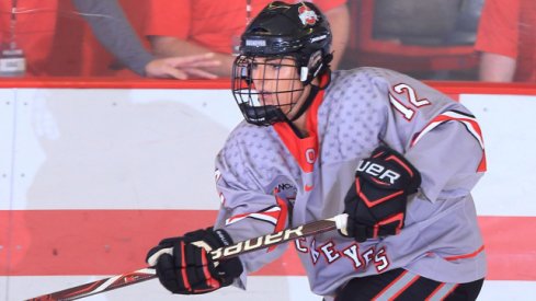 Maddy Field recorded her first career hat trick in the Buckeyes' Game 1 win over Minnesota State.