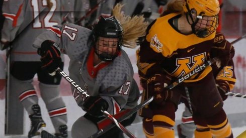 Emma Maltais and the Buckeyes battled Minnesota in the WCHA semifinals.