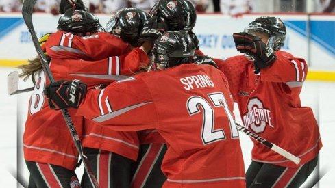 The Ohio State Buckeyes defeat Boston College and advance to their first-ever NCAA Frozen Four.