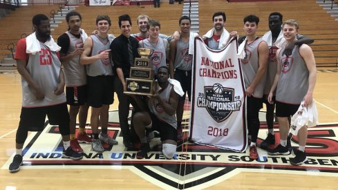 The national champion Ohio State club basketball team.