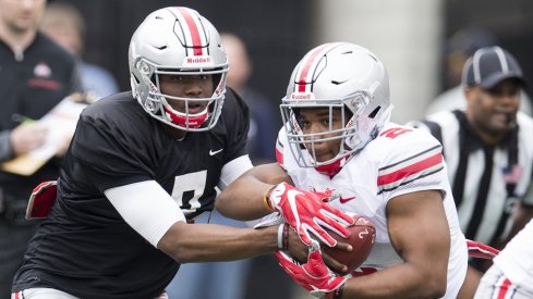 Dwayne Haskins and J.K. Dobbins