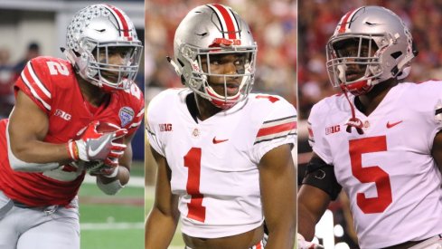 J.K. Dobbins, Jeffrey Okudah and Baron Browning