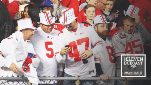 Very fancy Ohio State fans, being rich and fancy.