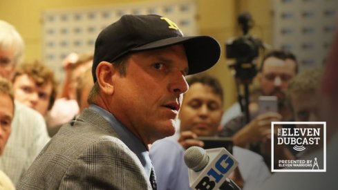 Michigan football head coach Jim Harbaugh