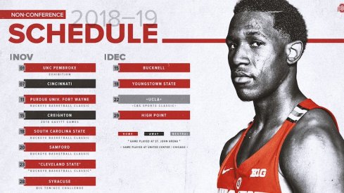 Ohio State's non-conference basketball schedule