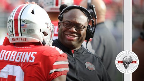 Tony Alford smiles at the July 10 2018 Skull Session