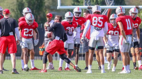 Ohio State's fall practice begins.