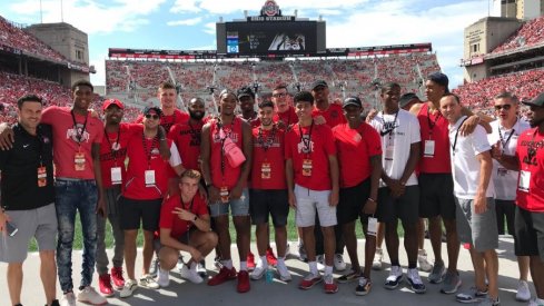 Four-star recruit EJ Lidell was in Columbus this past weekend, making an official visit.