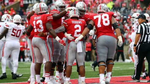 Ohio State's offense kept rolling against Rutgers. 