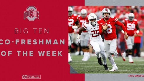 Tate Martell earns co-freshman of the week honors