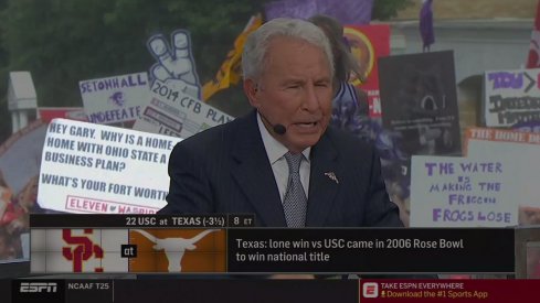 Repping Eleven Warriors at College Gameday