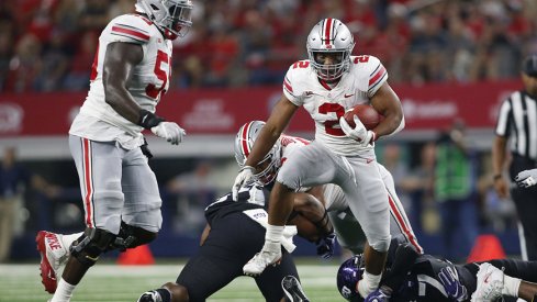 J.K. Dobbins running wild