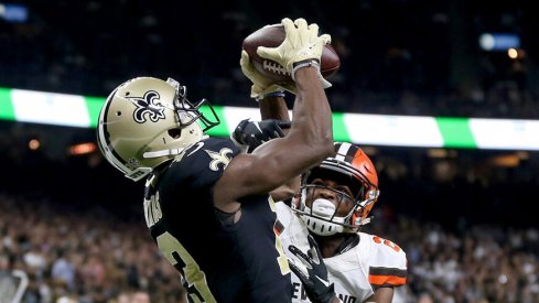 Michael Thomas set an NFL record with 28 receptions in his first two games of the 2018 season.