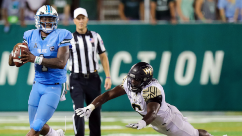 Tulane looks to throw the ball against Wake Forest