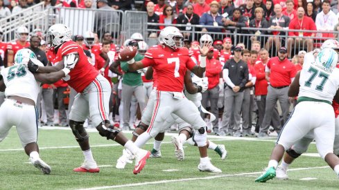 Dwayne Haskins had another big day in limited snaps against the overmatched Green Wave