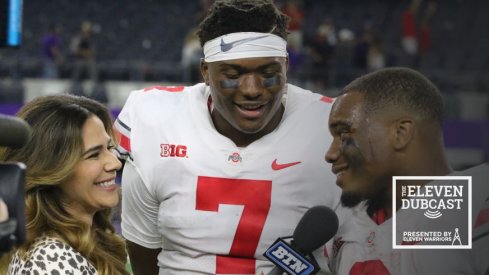 Ohio State players Dwayne Haskins and J.K. Dobbins