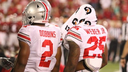 J.K. Dobbins and Mike Weber