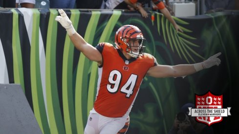 Sam Hubbard recorded the play of the day for the Bengals