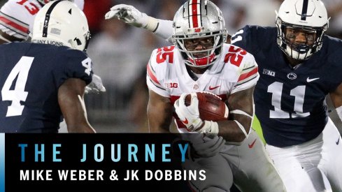 Mike Weber and J.K. Dobbins share the load in the Ohio State backfield.