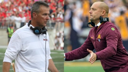 Urban Meyer and P.J. Fleck