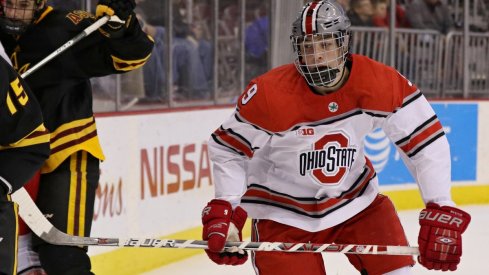 Philadelphia Flyers prospect Tanner Laczynski leads the men's hockey Buckeyes into battle against Arizona State.