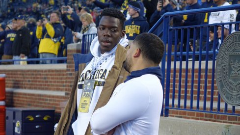 Five-star defensive end Zach Harrison was back in Ann Arbor last weekend.