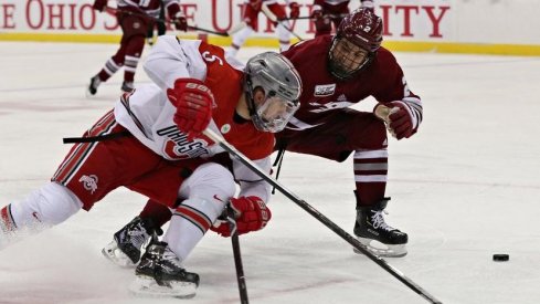 Massachusetts skated by Ohio State, 6-3. 