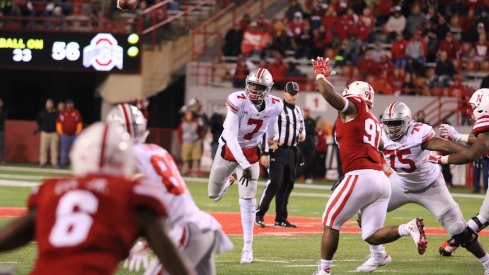 Dwayne Haskins against Nebraska in 2017