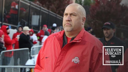 Ohio State offensive line coach Greg Studrawa