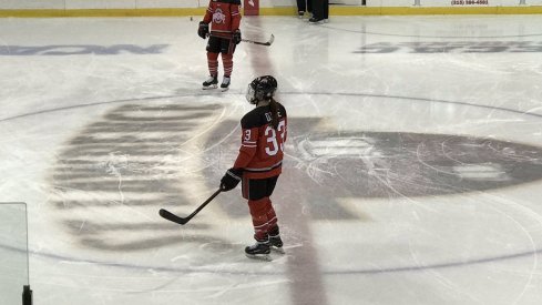 Jincy Dunne scored her first goal of the season in Ohio State's loss to St. Lawrence.