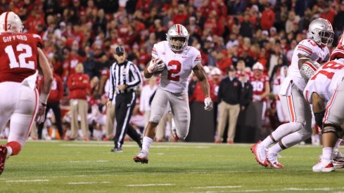 J.K. Dobbins running vs. Nebraska in 2017