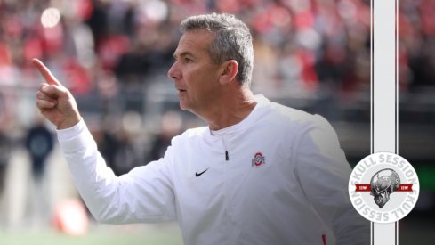 Urban Meyer is ready for today's skull session.