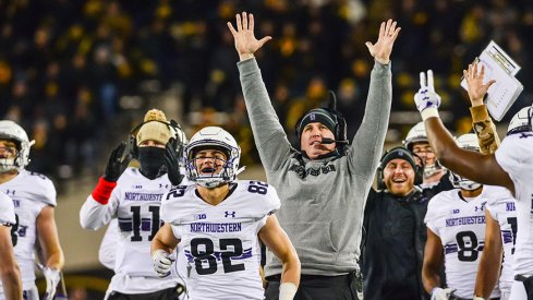 Pat Fitzgerald and the Wildcats clinched a spot in Indy.