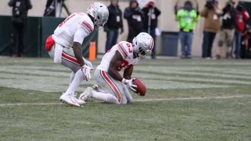 Terry McLaurin downs the punt