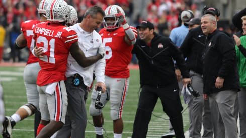 Parris Campbell and Urban Meyer