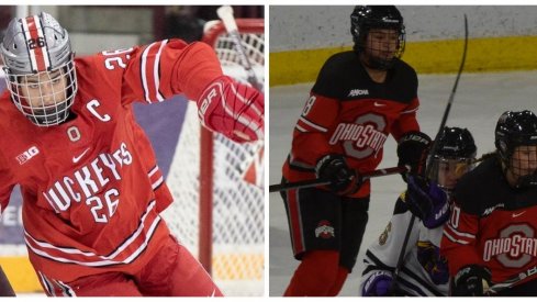 Mason Jobst, Sophie Jaques and their Buckeye hockey comrades teed off against their Minnesotan foes on Saturday. 