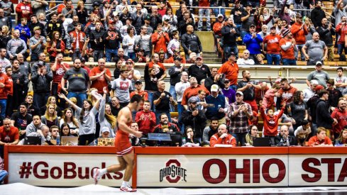 Ethan Smith brought the home crowd to its feet with an emphatic win over a Top 10 opponent.