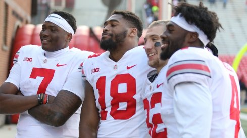 Dwayne Haskins, Jonathon Cooper, Tuf Borland and Jordan Fuller