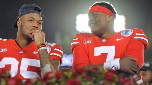 Dwayne Haskins and Brendon White